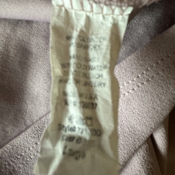 Pink blush mauve pink layered ruffle off shoulder fitted maternity dress Large - Picture 11 of 11